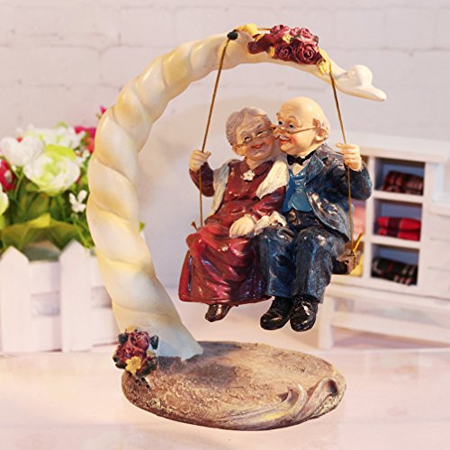 Wedding Gift Ideas For Middle Aged Couple
 DreamsEden Swing Aged Couple Collectible figurines Loving