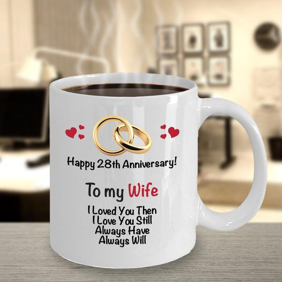 Wedding Gift Ideas For Wife
 28th Anniversary Gift Ideas for Wife 28th Wedding