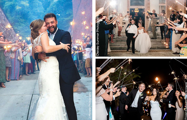 Wedding Grand Exit Sparklers
 15 Easy Ways for a Fantastic Wedding Grand Exit The Pink