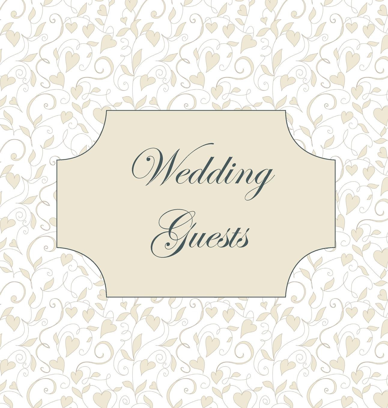 Wedding Guest Book Comments
 Vintage Wedding Guest Book Love Hearts Wedding Guest