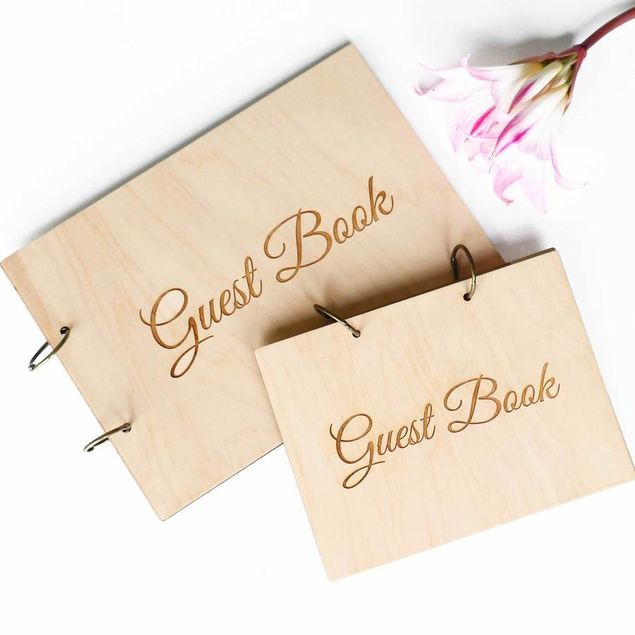 Wedding Guest Book Nz
 NZ Made Wooden Wedding Guest Book Non Personalised