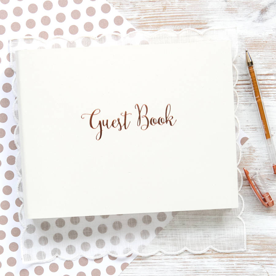 Wedding Guests Books
 Guestbook – The Daydreaming Damsel
