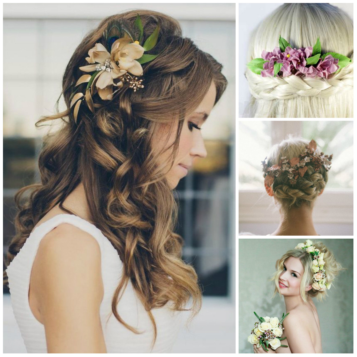 Wedding Hair Flower
 Wedding hairstyles with flowers