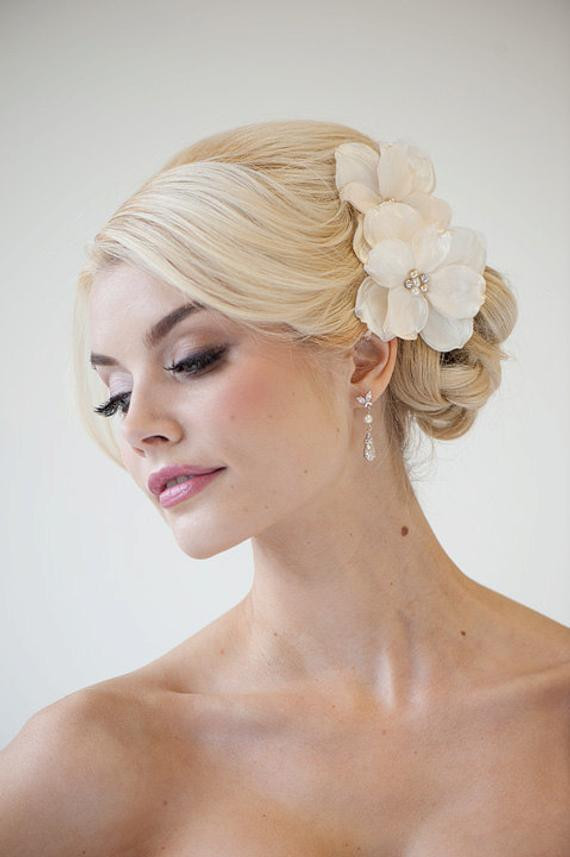Wedding Hair Flower
 Bridal Flower Hair clips Wedding Hair Accessory Fascinator