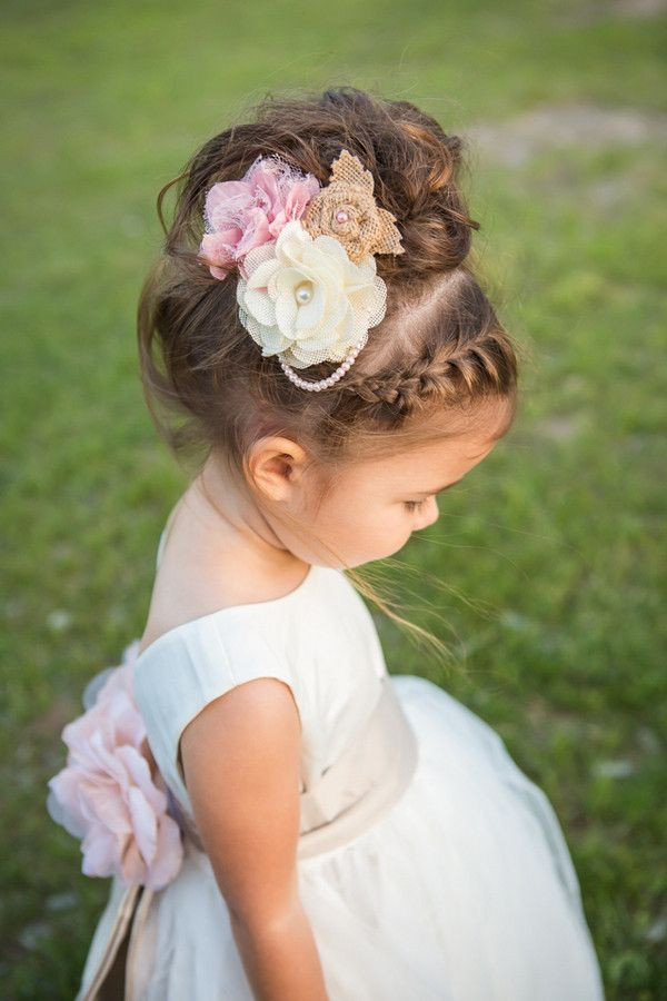 Wedding Hair Styles For Kids
 Pink and Navy New York Wedding