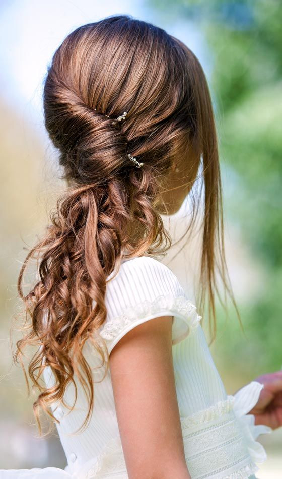 Wedding Hair Styles For Kids
 50 Stylish Hairstyles For Your Little Girl Styling Tips