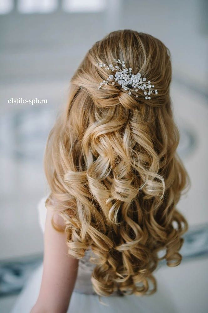 Wedding Hair Styles For Kids
 40 Stunning Half Up Half Down Wedding Hairstyles with