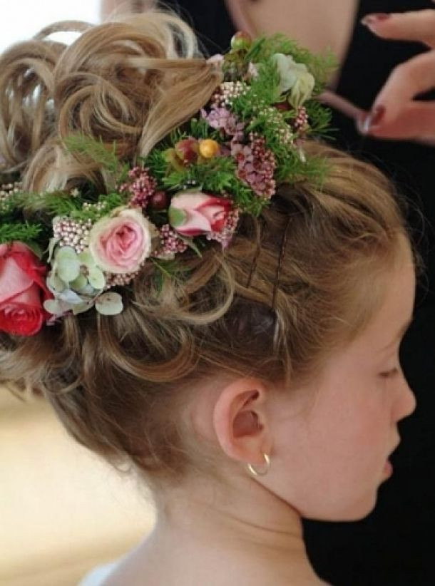 Wedding Hair Styles For Kids
 Flower girl hair styles Keywords flowergirlhairstyles