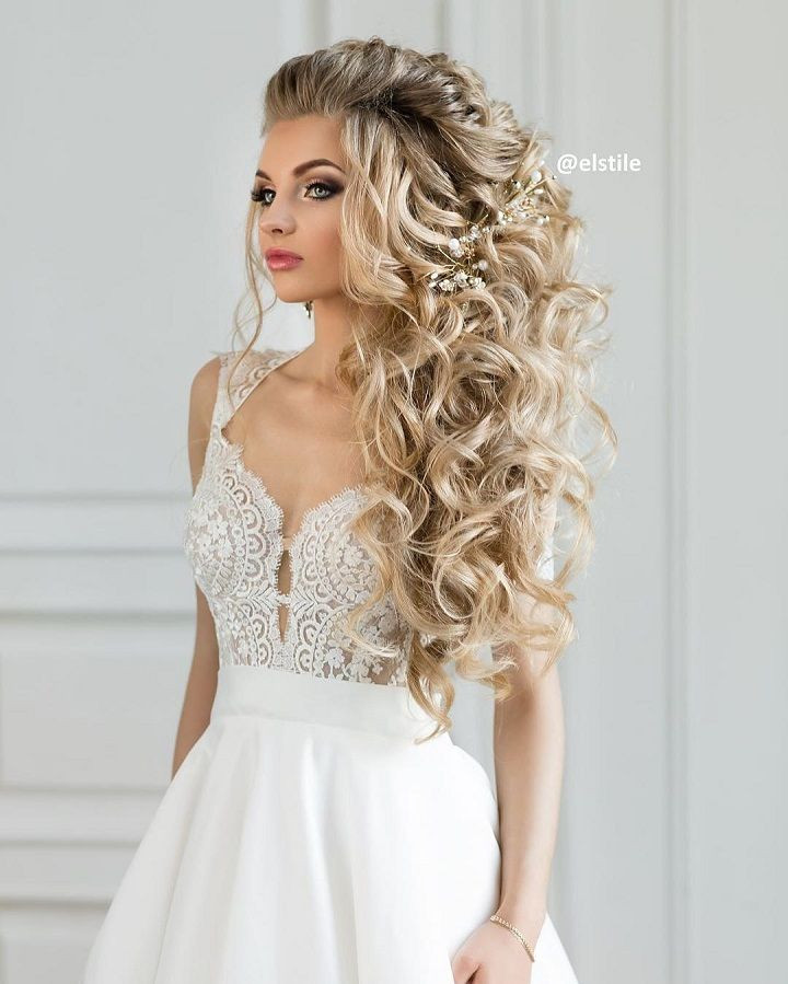 Wedding Hairstyle For Long Hair Down
 Beautiful wedding hairstyles down for brides and bridesmaids