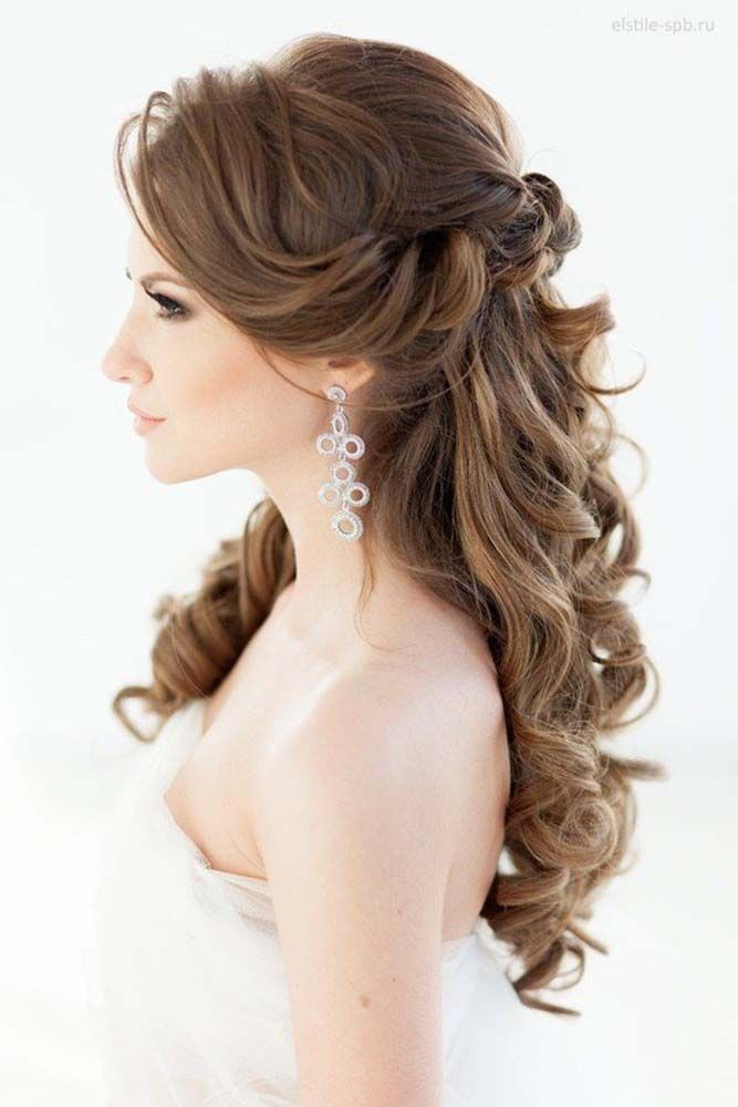 Wedding Hairstyle For Long Hair Down
 20 Awesome Half Up Half Down Wedding Hairstyle Ideas