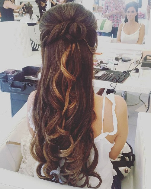 Wedding Hairstyle For Long Hair Down
 Half Up Half Down Wedding Hairstyles – 50 Stylish Ideas