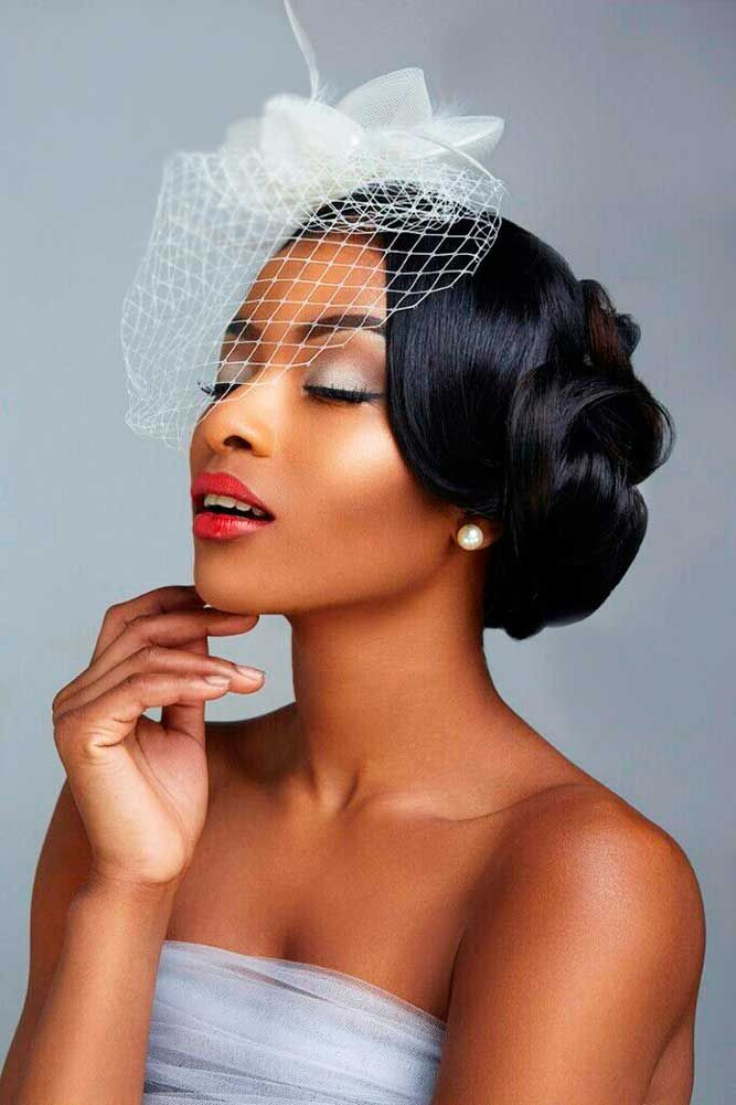 Wedding Hairstyles Black Hair
 Fascinators beautiful in 2019
