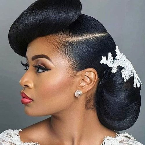 Wedding Hairstyles Black Hair
 47 Wedding Hairstyles for Black Women To Drool Over 2018