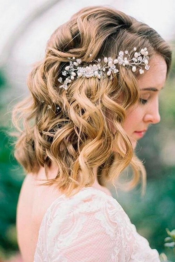 Wedding Hairstyles For Fine Hair Medium Length
 20 Medium Length Wedding Hairstyles for 2019 Brides