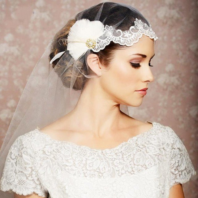 Wedding Hairstyles Veils
 20 Stunning Wedding Hairstyles with Veils and Hairpieces