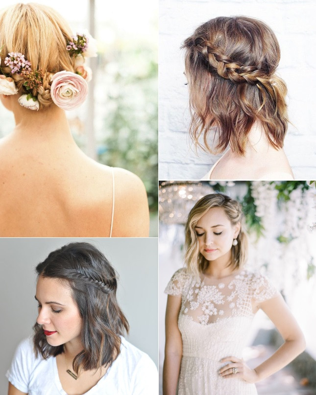 Wedding Hairstyles With Braids For Bridesmaids
 9 Short Wedding Hairstyles For Brides With Short Hair