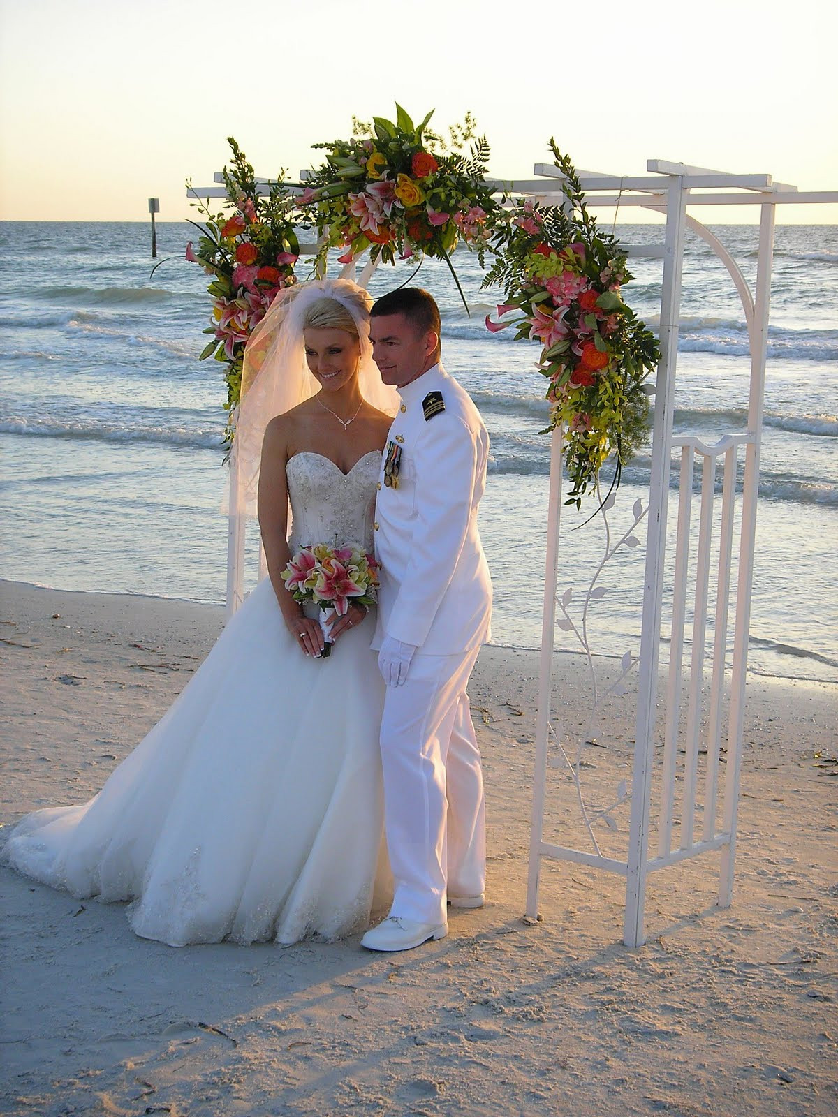 Wedding In The Beach
 For Better For Less Wedding Flowers Hilton Clearwater