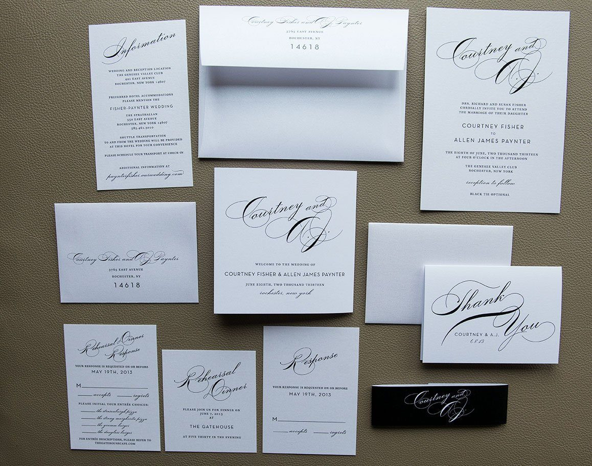 Wedding Invitation Packages
 Simple Wedding Invitation Package with Tammy Swales
