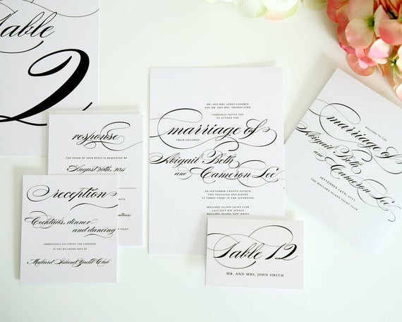 Wedding Invitation Packages
 plete Wedding Invitation Package Branded by