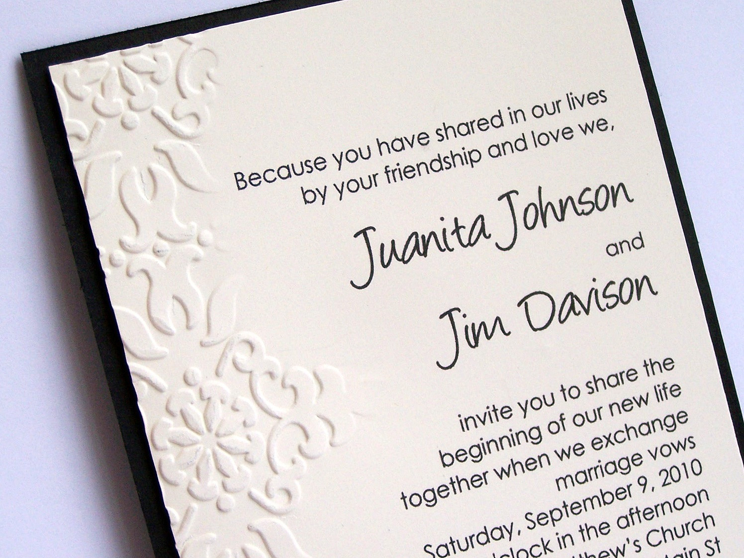 Wedding Invitation Verbiage
 Julie s Stamping Spot Stampin Up Project Ideas by
