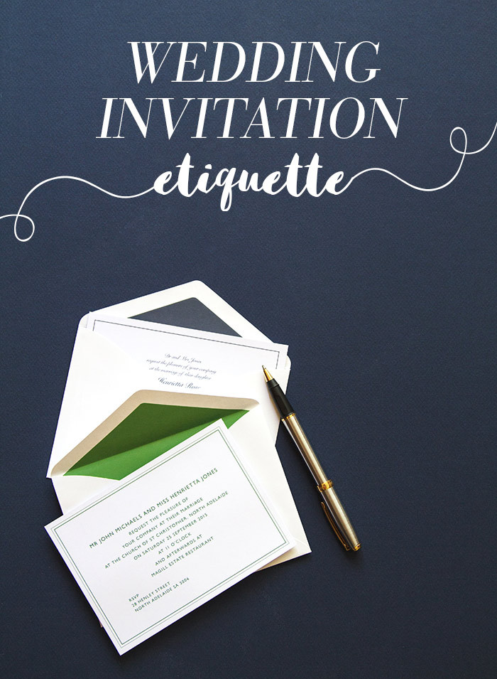 Wedding Invitation Wording Etiquette
 All You Need To Know About Wedding Invitation Etiquette