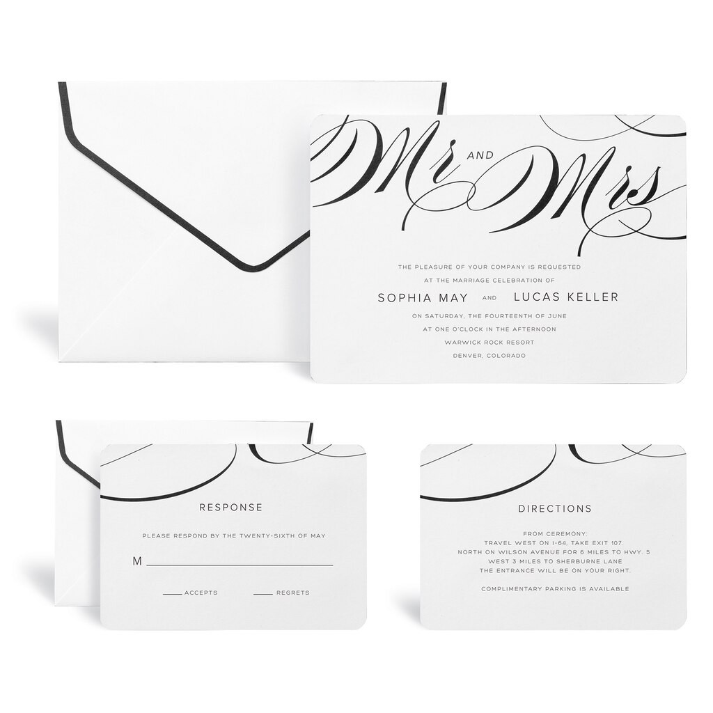 Wedding Invitations Michaels
 Buy the Mr & Mrs Wedding Invitation Kit By Celebrate It
