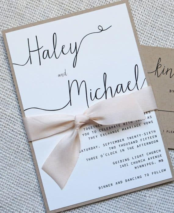 Wedding Invitations Simple
 simple wedding invitations best photos Cute Wedding Ideas