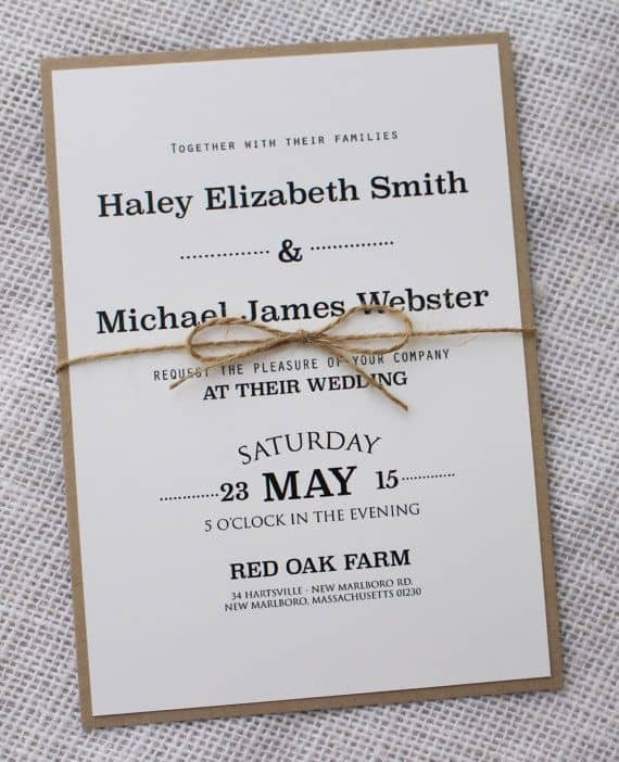 Wedding Invitations Simple
 simple wedding invitations best photos Page 3 of 4