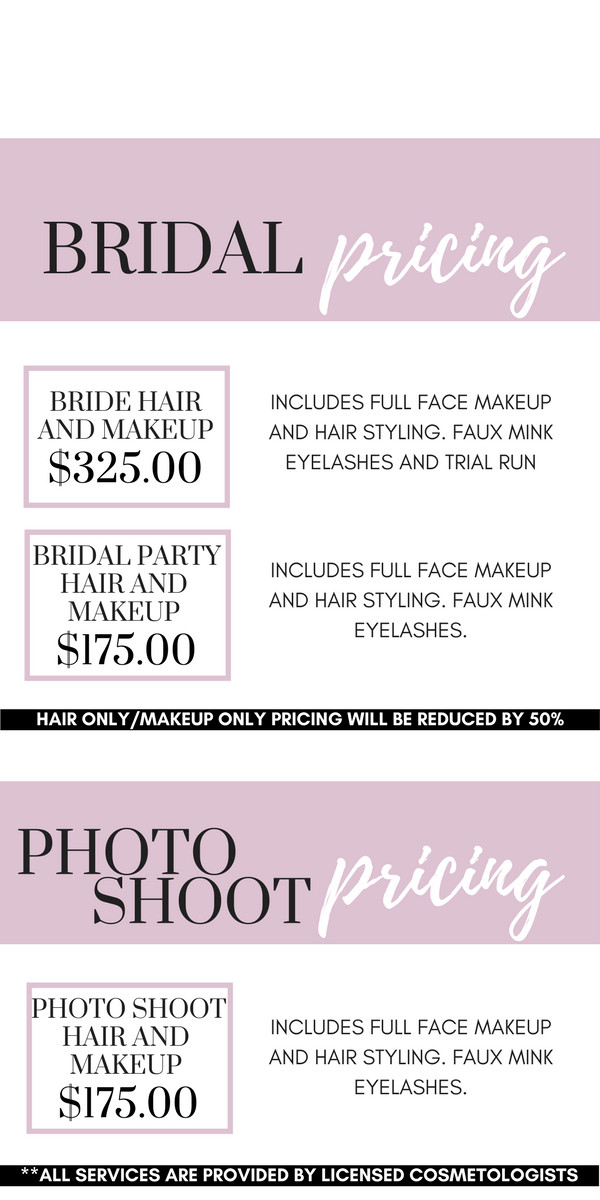 Wedding Makeup Artist Prices
 Bridal Makeup Pricing Beste Awesome Inspiration