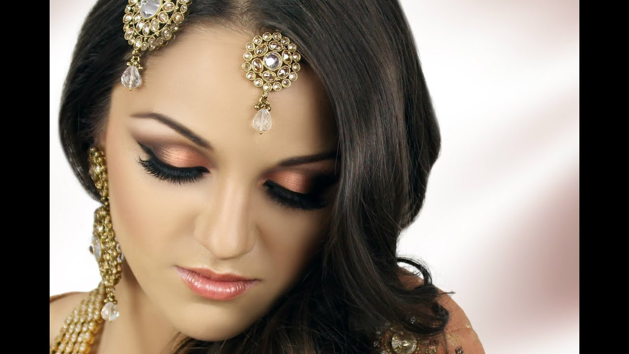 Wedding Makeup Asian
 Asian Bridal Makeup Tutorial Peach Smokey Eye