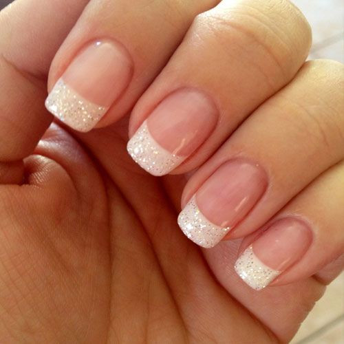 Wedding Nails French Manicure
 Pin by Ashley Williamson 💋 on Makeup Nails