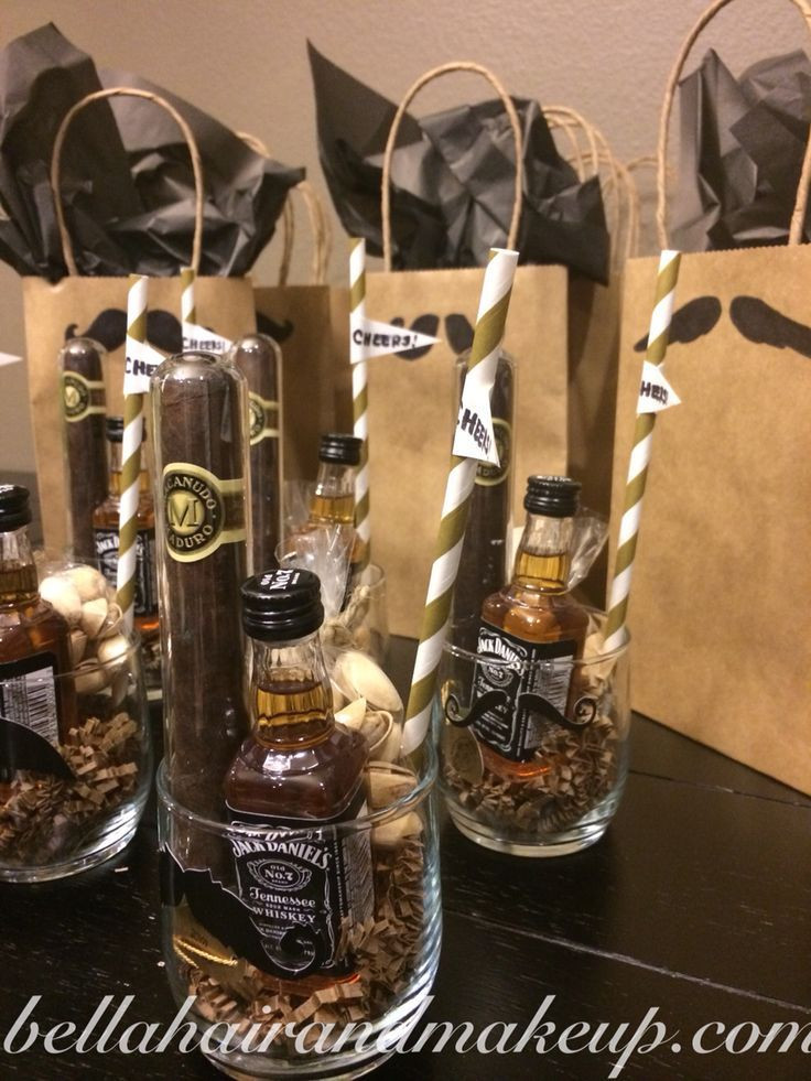 Wedding Party Gift Ideas For Guys
 Gift bags baskets for groomsmen