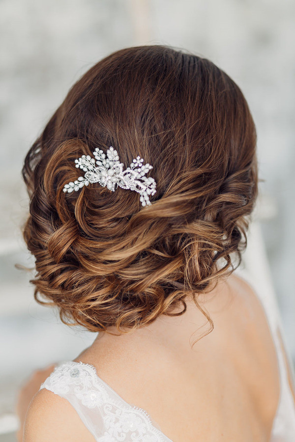 Wedding Party Hairstyle
 Floral Fancy Bridal Headpieces Hair Accessories 2019