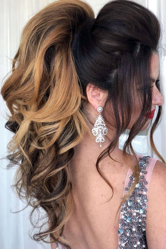 Wedding Ponytail Hairstyle
 40 Best Wedding Hairstyles For Long Hair 2018 – My Stylish Zoo