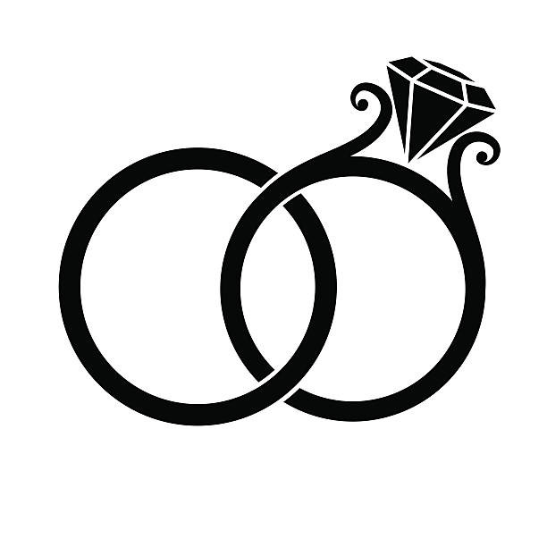 Wedding Rings Clip Art
 Wedding Ring Clip Art Vector & Illustrations iStock