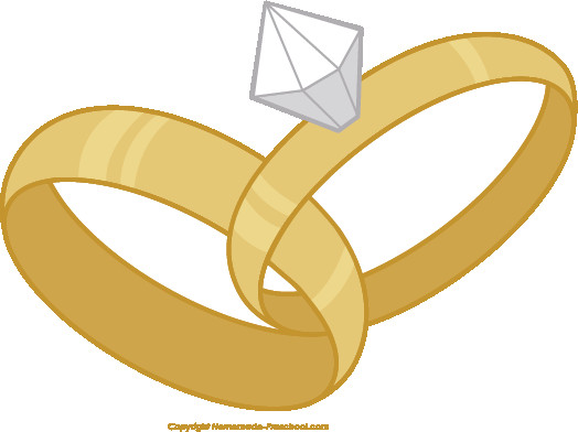 Wedding Rings Clip Art
 Free Wedding Ring Clipart 6 Clipartix