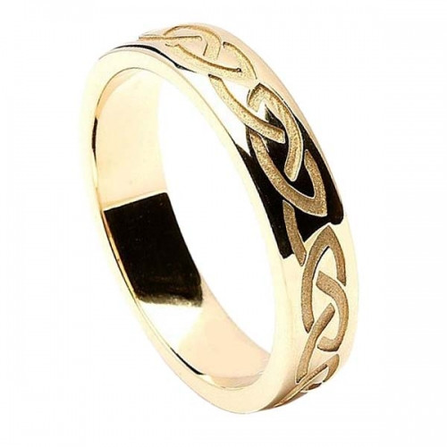 Wedding Rings.com
 Engraved Celtic Knot Wedding Ring