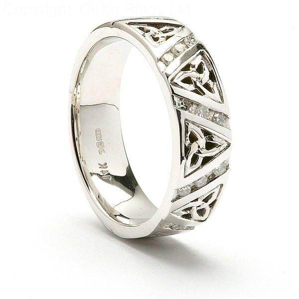 Wedding Rings.com
 Diamond Trinity Knot Wedding Ring