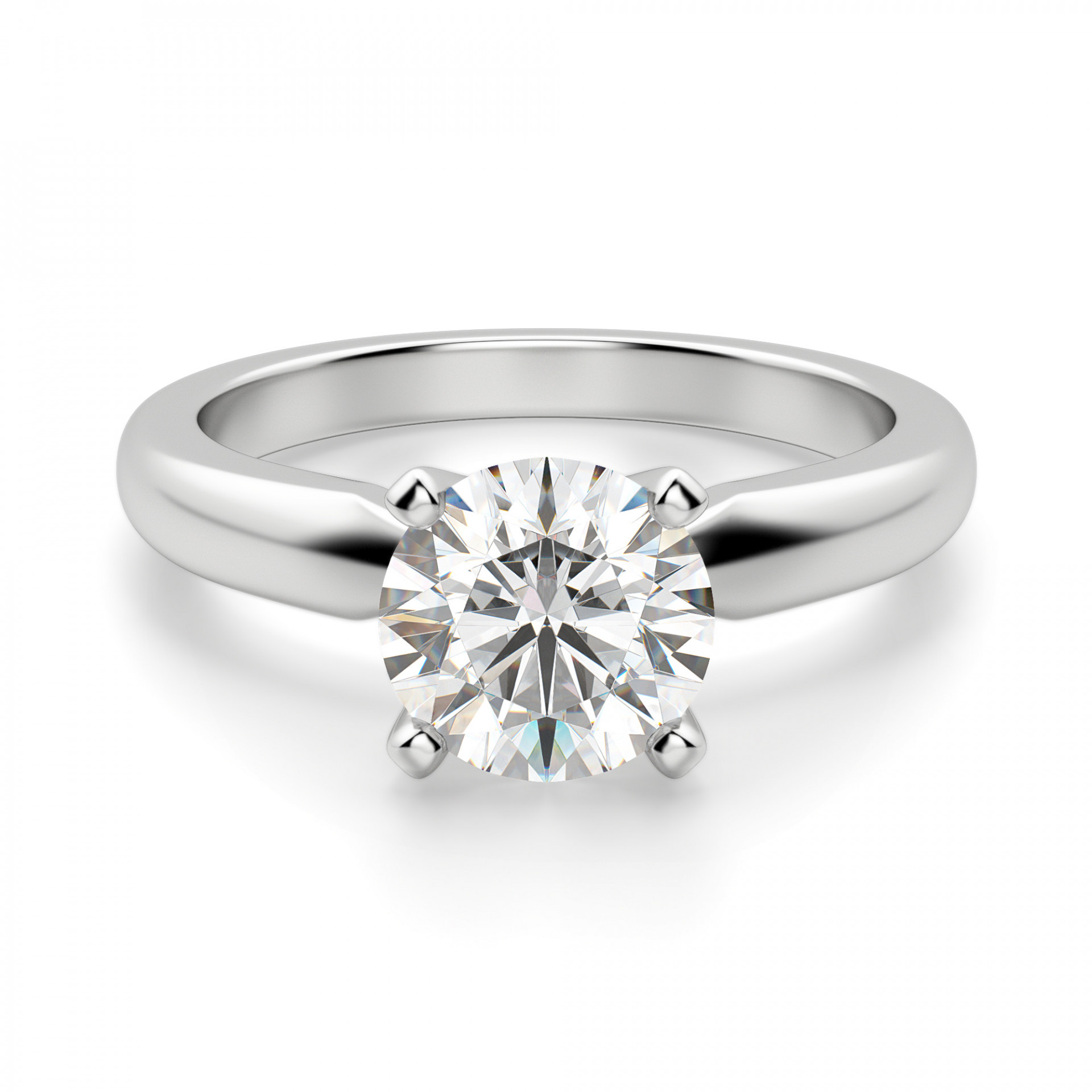Wedding Rings Tiffany
 Tiffany Style Round Cut Solitaire Engagement Ring