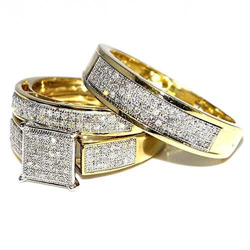Wedding Rings Trio Sets For Cheap
 ⭐ Best Wedding Ring Sets For Her Under $1000 ⋆ Best Cheap