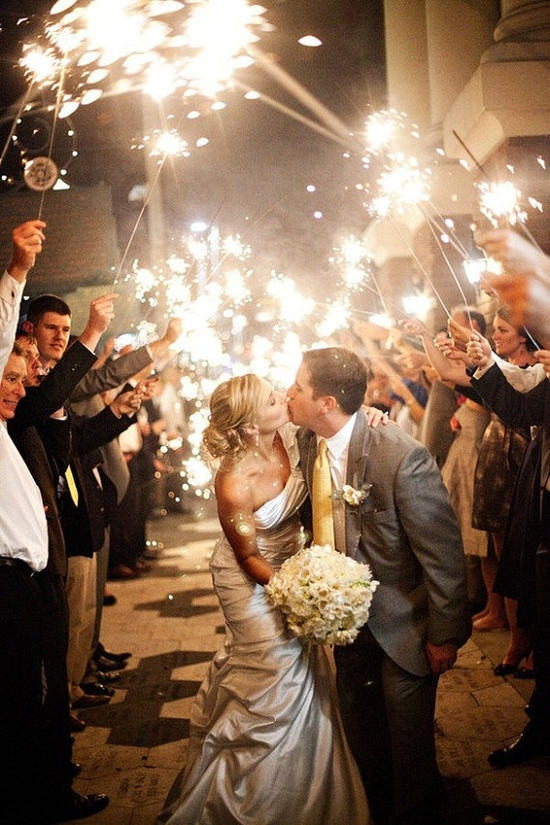Wedding Send Off Sparklers
 Five Ideas for Tosses and Send fs