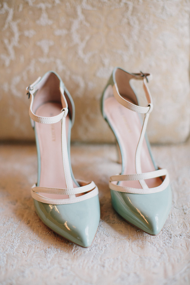 Wedding Shoes Chicago
 Cool Warehouse Style Spring Wedding in Chicago