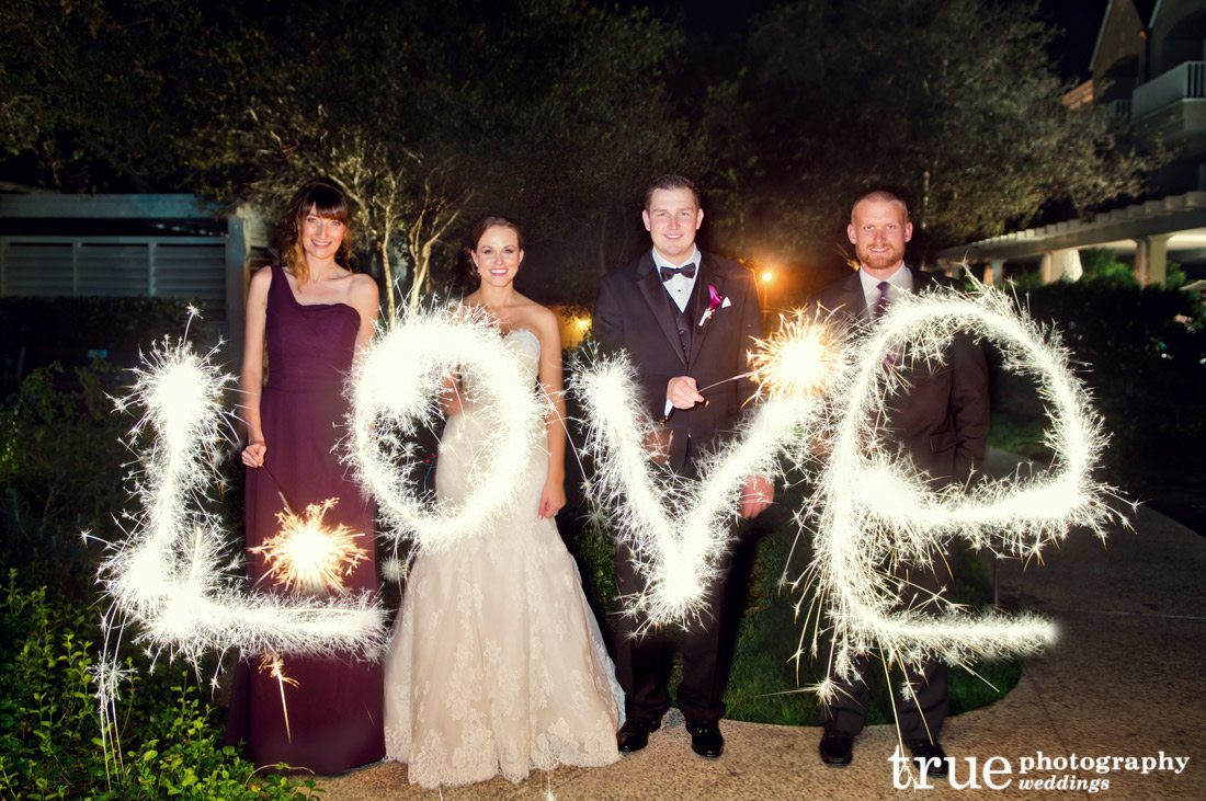 Wedding Sparklers San Diego
 Wedding Sparkler Send fs and Firework Shows