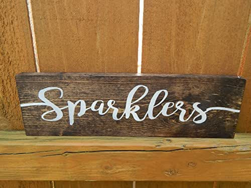 Wedding Sparklers Usa Coupon Code
 Amazon wood Wedding sign Sparklers Handmade