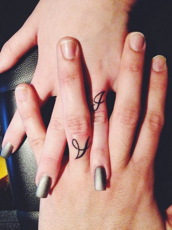 Wedding Tattoo Rings
 55 Wedding Ring Tattoo Designs & Meanings True