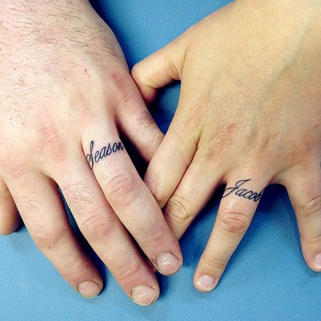 Wedding Tattoo Rings
 150 Best Wedding Ring Tattoos Designs January 2020