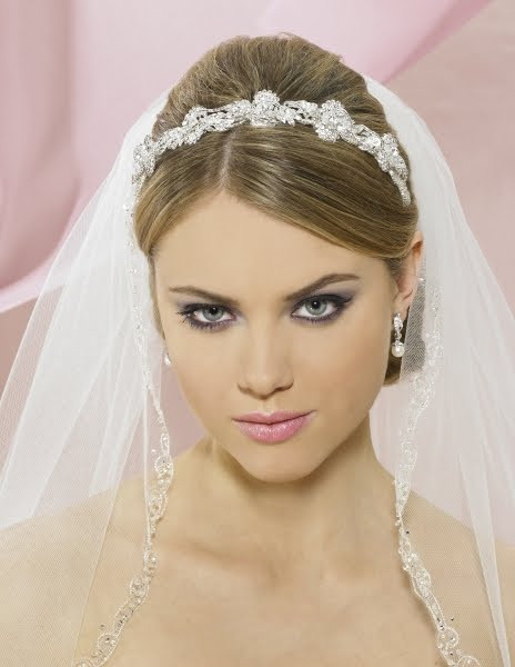 Wedding Veils And Head Pieces
 Discount Bridal Prices Symphony Bridal Tiara 4701CR $96