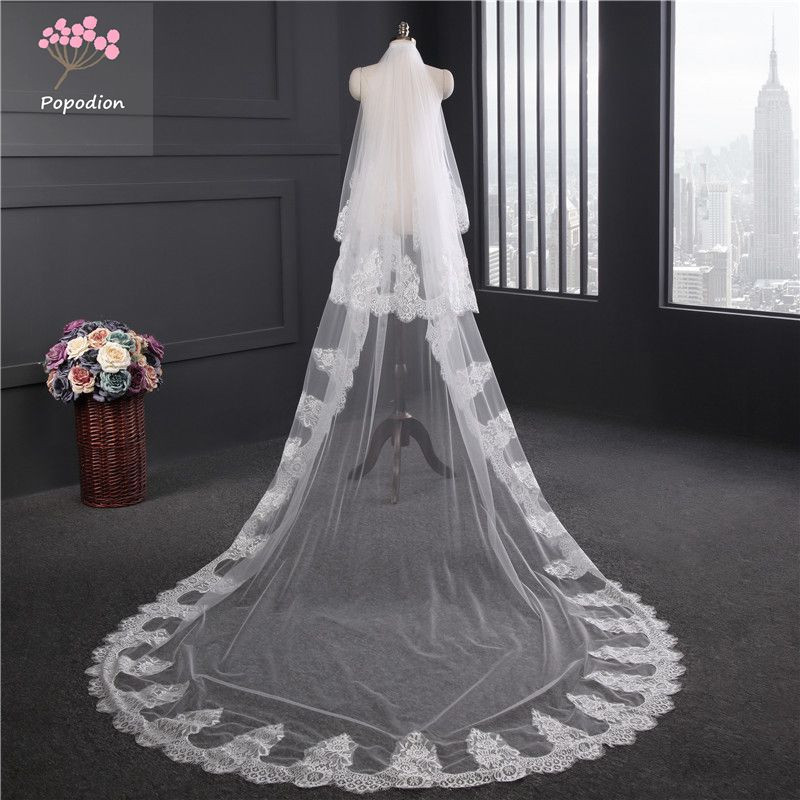 Wedding Veils Covering Face
 Aliexpress Buy Popodion cover face wedding veil 2