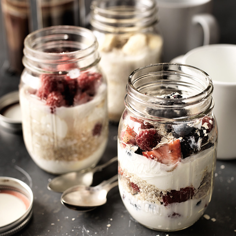 Weight Watchers Overnight Oats
 French berry overnight oats Healthy Recipe