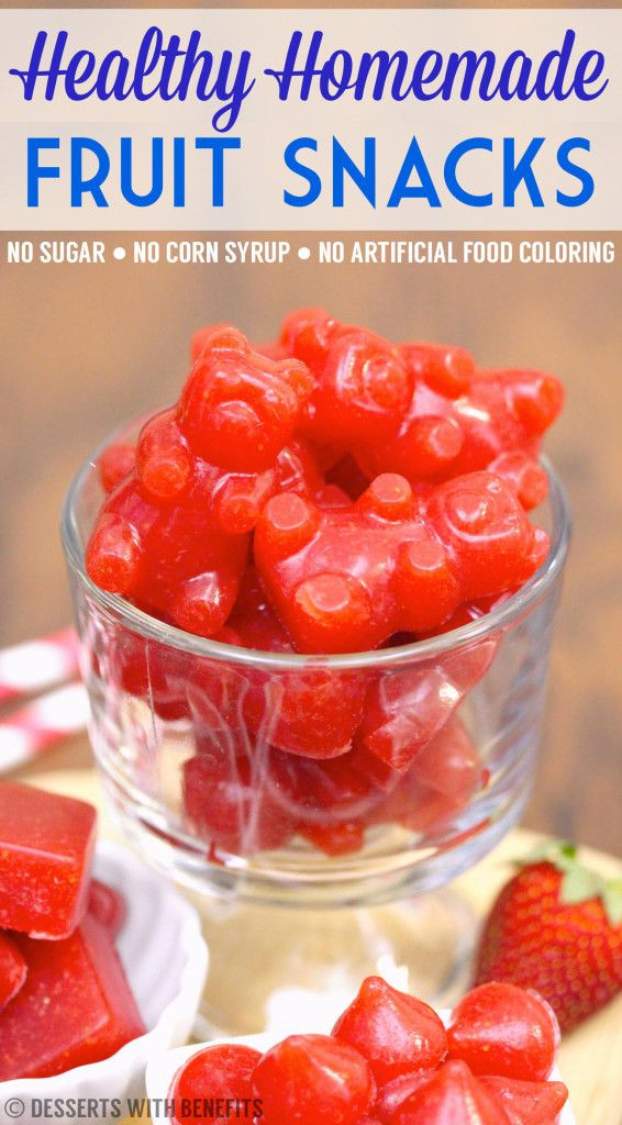 Welch'S Fruit Snacks Healthy
 Healthy Homemade Strawberry Fruit Snacks Recipe